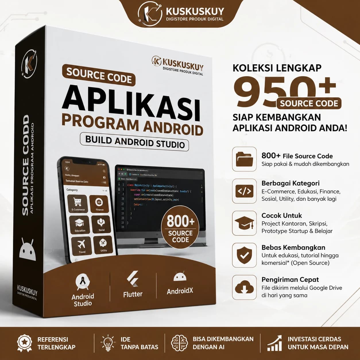 800+ Source Code Aplikasi Android – Android Studio, AndroidX & Flutter gambar 2