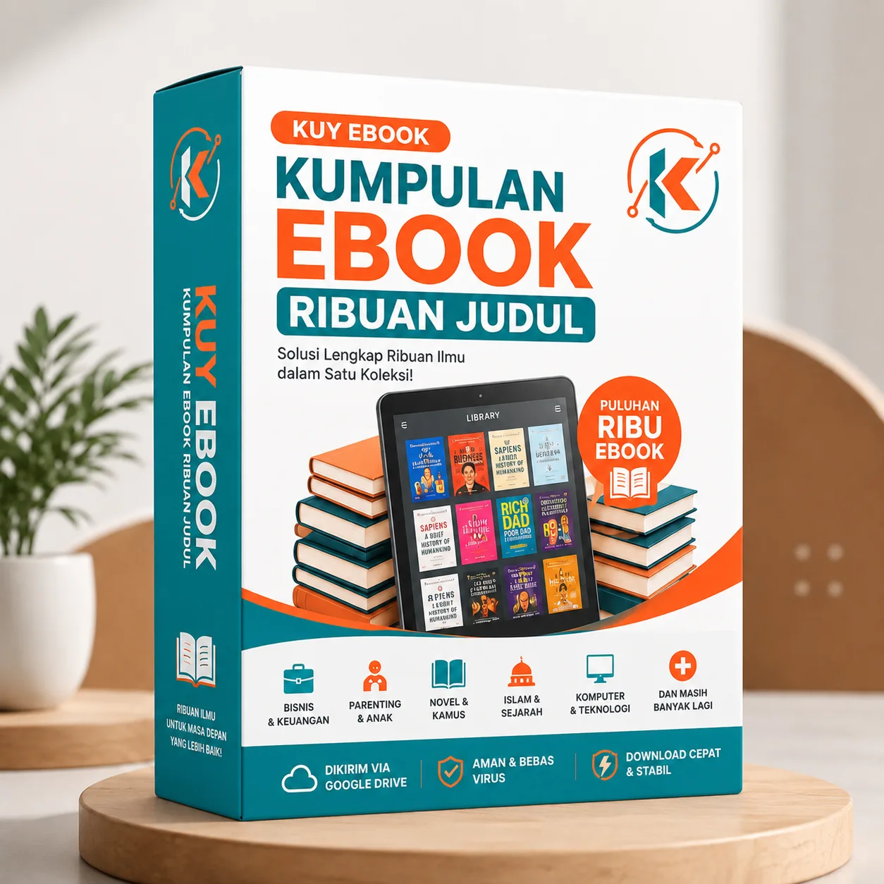 Ebook Digital– Puluhan Ribu Judul dari Beragam Kategori